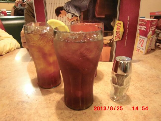 アイスティーとソーダ<br />