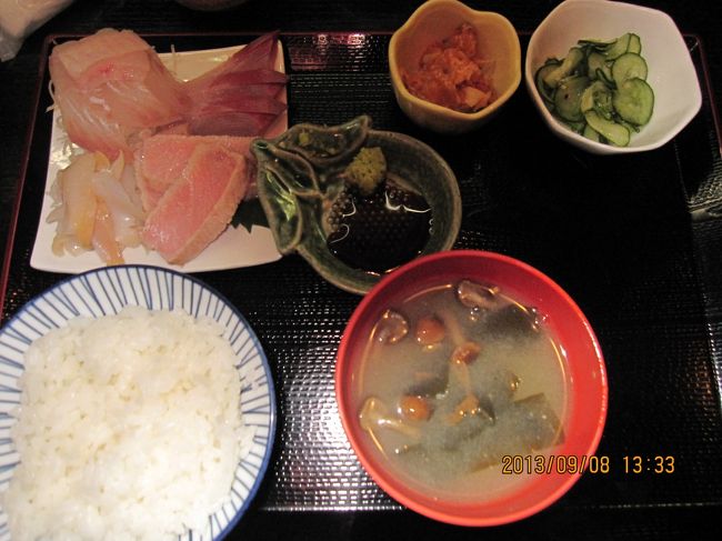 お刺身がおいしかったです。ごはんがすすみます。