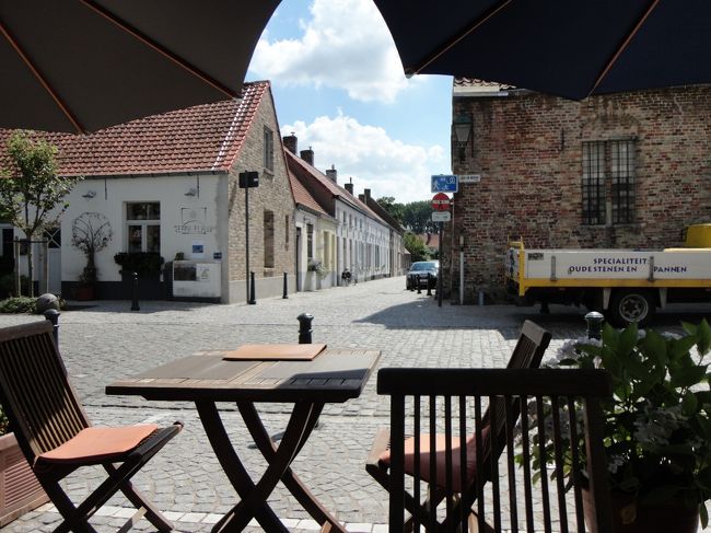 外の席は気持ちがいい・・・