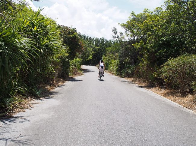 レンタサイクルで島内をぐるりと観光。<br />観光というか、要所要所を参拝して回りました。<br /><br />島は本島とは明らかに違います。<br />道路もほとんど舗装されておらず、コンビニも自販機もありません。<br />厳かな空気感。緊張すらする、人のモノではない空間でした。<br /><br />