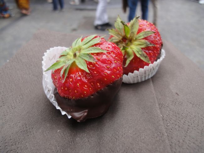 楽しみにしていた、ゴディバのイチゴ。美味しかった(^-^)