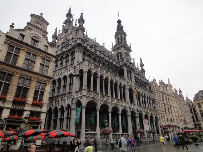 市庁舎の向かい側の「王の家」です。中は博物館になっていて、世界の色んな国から贈られた小便小僧の衣装が展示されていて楽しかったです。ブリュッセルはトイレに困るのですが、ここはチケットを持っておくと、トイレのために再入館できます。