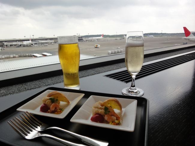 出発に向けて乾杯