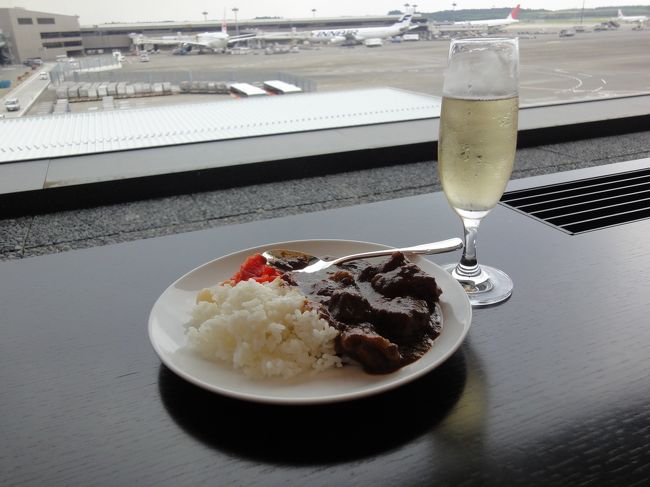 ここでお腹をいっぱいにしてはいけないと分かりつつも、名物のカレーだけは外せず控えめに。