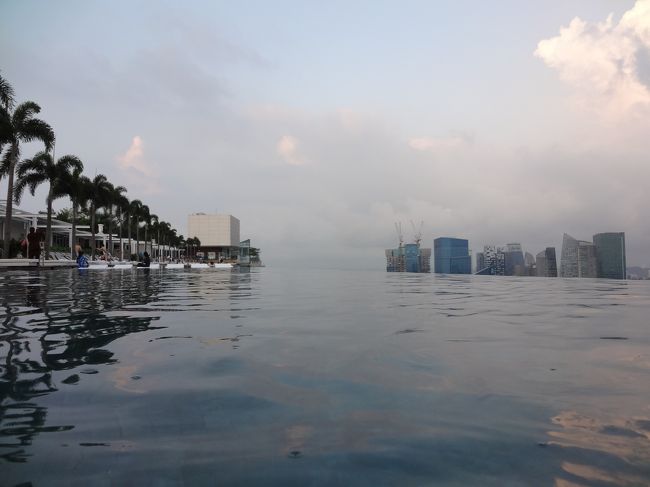 【２日目】<br />７時、屋上プールへ、朝から泳ぐぞ〜！<br /><br />「早朝は日本人のおばさんばかり、まるで健康ランド…。」