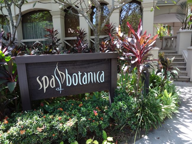 １３時半の予約。<br />半日かけて、ジャグジー、サウナ、プール、エステ、カフェなど、スパの施設を満喫。<br />木が多くて、いくつか蚊に刺される…。<br /><br />「心身ともにリフレッシュー！」