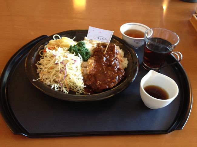 長崎名物のトルコライス。<br />他にもちゃんぽんなどの長崎名物料理が充実していました。