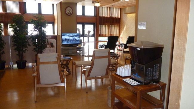 浴場の入口にある休憩所