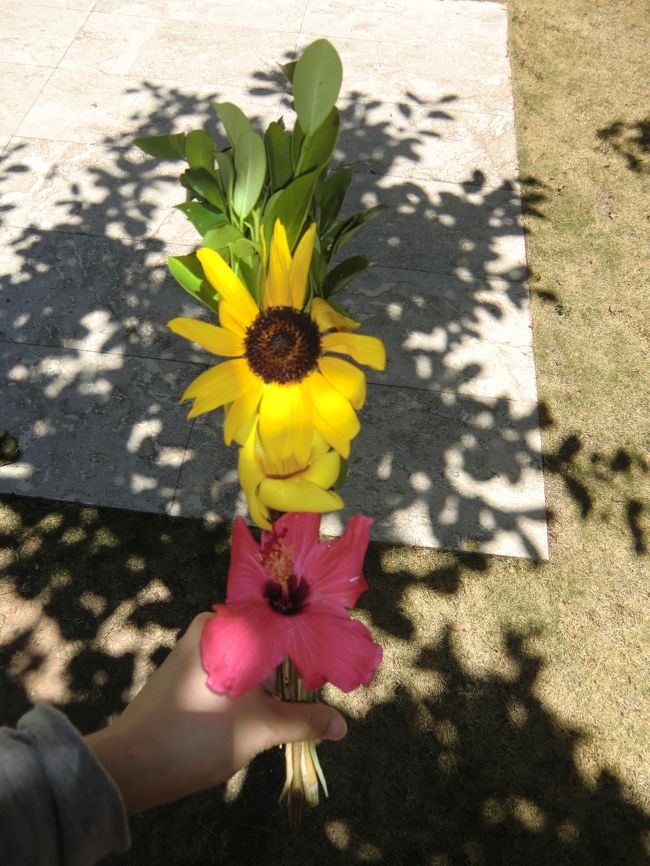 ひめゆりの塔<br />お花を入口で買って献花台へ