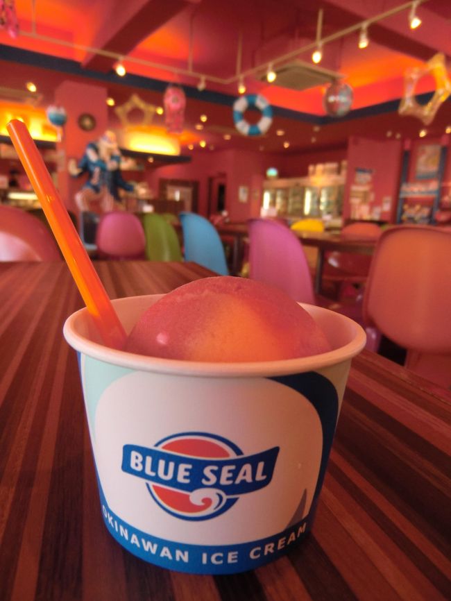 可愛い店内<br />今回はよくブルーシールへ通いました<br />暑いし、疲れてる時はうまさ倍増