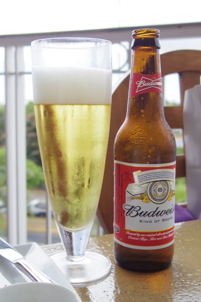 ビールも飲んでゆっくりランチが気持ち良い