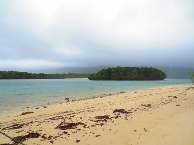 バスに乗って10分ほどで到着。<br /><br />ところが、下車とともに雨が降り出した。<br /><br />始めの頃は小降りだったのが、だんだん激しくなっていき、強風雨に。<br /><br />使い始めて間もない折りたたみの傘の骨が3本も折れた。<br />