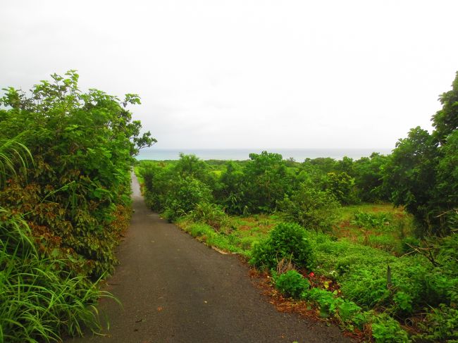 雨がやんだから、ペンションから歩いて行けるピゲカゲ浜へ向かった。