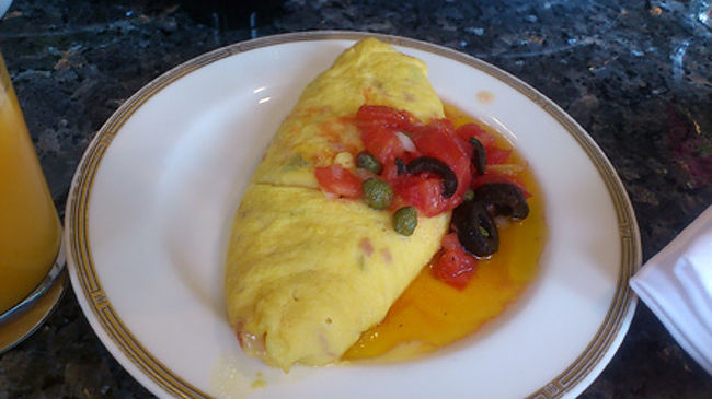 オムレツもふわふわで柔らかい♪