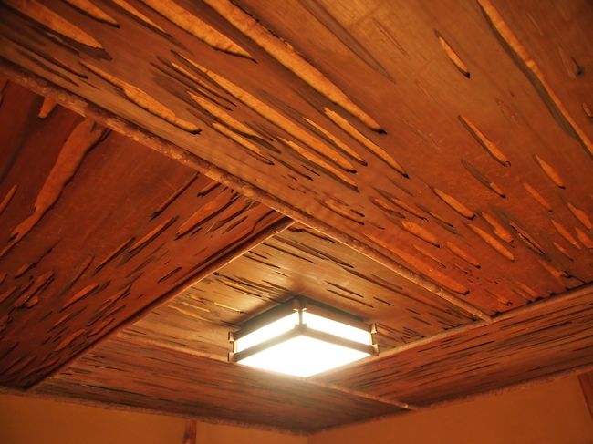 茶室天井。<br />