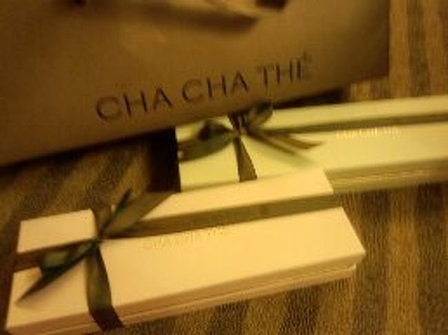 入れ物もおしゃれです。<br /><br />明日は帰りです9時台のリムジンバスなので観光は出来ません。<br /><br />