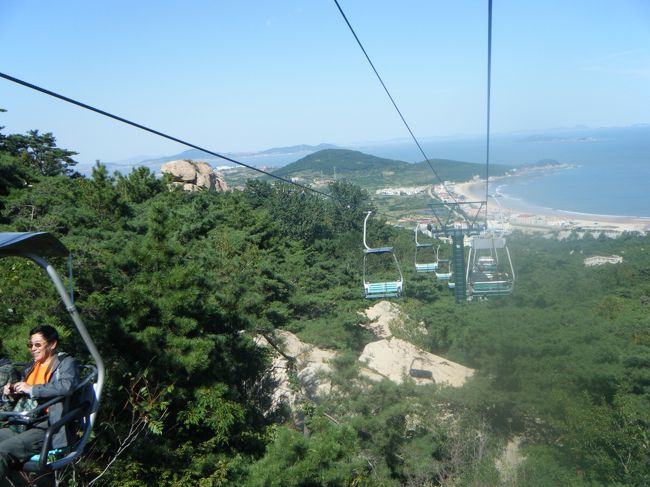 山、町、海、このみっつが見事なコンビネーションをなしています。