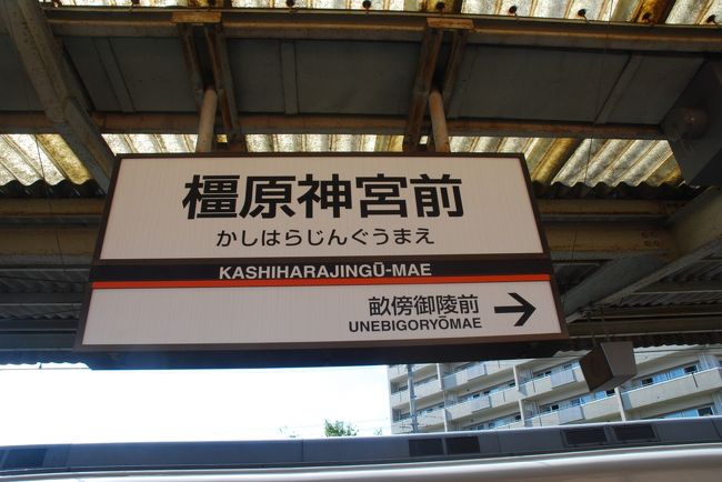 この駅は、徒歩でホームを移動します。ちょっと歩きますね。
