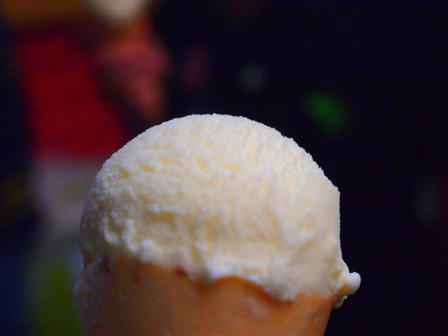 さっぱりとした甘さのアイス