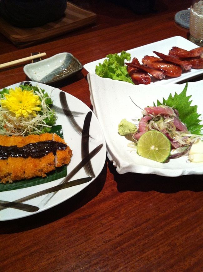 夜は、いつもの居酒屋でマターリ