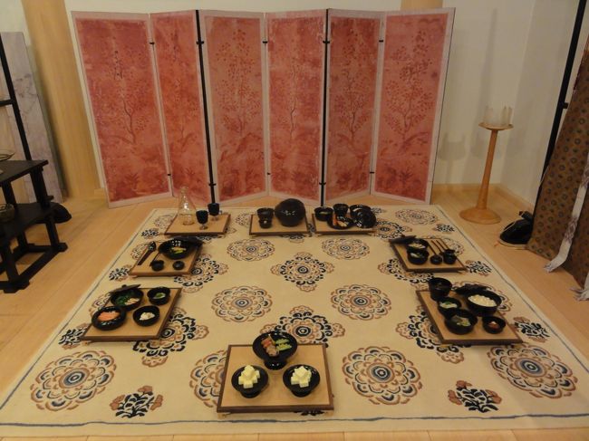 当時の　「皇族・貴族の食事」　です。