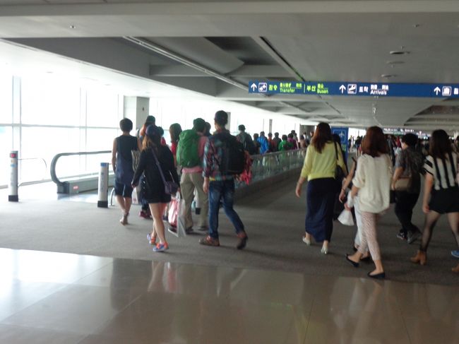 インチョン到着。意外と疲れていません。