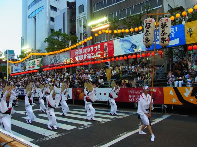 夕方から阿波踊り開始！
