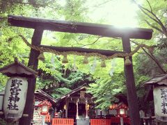 
野宮神社。

初夏とはいえもうずいぶん日も傾いてきていて…
人も少なくて，ちょっと恐ろしいような気配も。
でもまたそれがいい。

ここ，たまに宝塚歌劇団の方が千社札を貼られています。
境内の白峰弁才天が芸能の神様だからなのでしょうか。

縁結びや子宝の神社として有名なので
訪れる参拝の方も女性が多めです。




