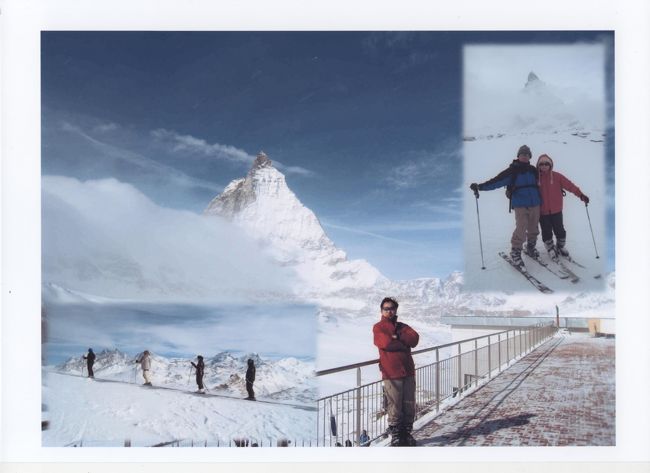 私は１９７５年の夏、友人と<br /><br />マッターホルンに登頂した山を<br /><br />見ながら滑ることは感慨深く<br /><br />想い出に浸る。