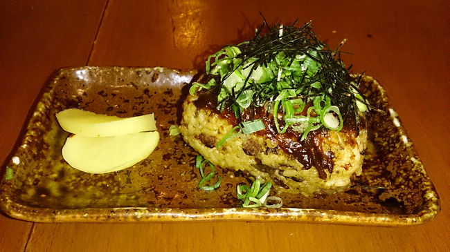 〆は『鶏そぼろと高菜の焼おにぎり』450円☆<br /><br />甘味噌を塗って香ばしく焼いてあって美味しかったです♪