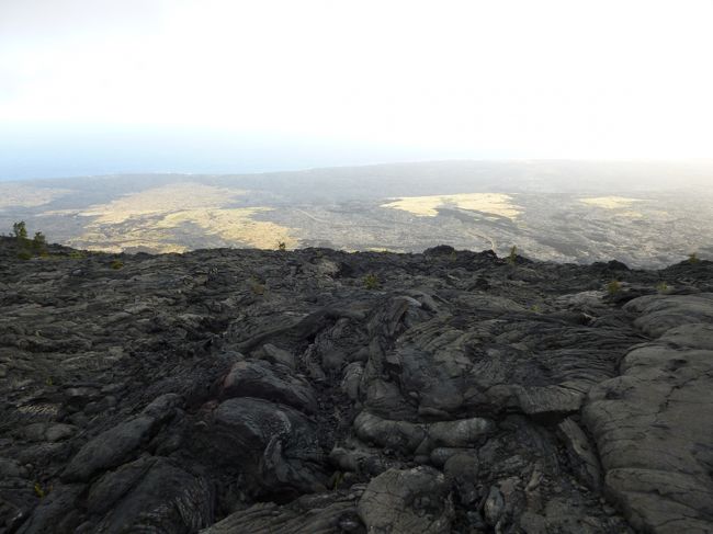 溶岩台地!!<br />見渡す限り、ずーっと溶岩です。<br />すごく不思議な光景でした。<br />この上でお弁当をいただきました。