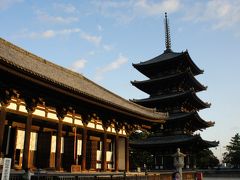 そして、興福寺へ・・・東金堂と五重塔です。