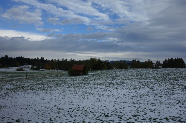 え!?雪積ってますが…<br />昨日降ったらしい