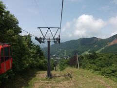 下山は蔵王スカイケーブルを利用。
スカイケーブルの上の台駅から車を停めてあったロープウェイの温泉駅まで約1km。