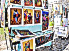 墓の周りには大きな公園とお土産屋の屋台がたくさん出ています。