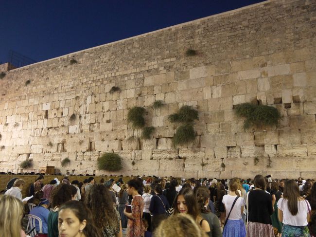 入口で男女に分かれ、祈る場所も壁で男女に二分されています。<br /><br />夜になり断食も終了し、飲食店もオープン。<br />お祈りに来ていた人達は食べ物やビスケットを<br />持参している人も多かったです。<br /><br />テイクアウトのピザ屋では大量なピザが焼かれ<br />飛ぶように売れていました。