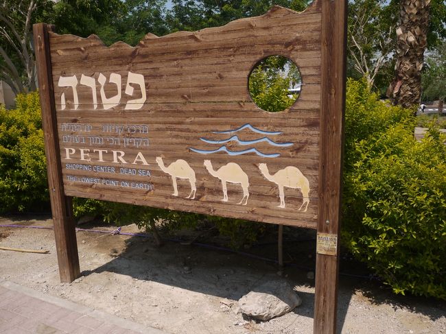 翌日はエルサレムのバスターミナルからエンボッケへ。<br />バックパッカーや若い人達が沢山乗ってきて<br />バスは満車で出発。<br />みんな死海へ行くのかと思っていたら<br />マサダで大半の人が降り、エンゲティのスパでまた多くの人が降り<br />エンボッケまで行った人は少なかったです。<br /><br />間違えて滞在するホテルではないバス停でバスを降りてしまい、<br />40℃以上で暑いので目の前のショッピングセンターで休憩。<br /><br />