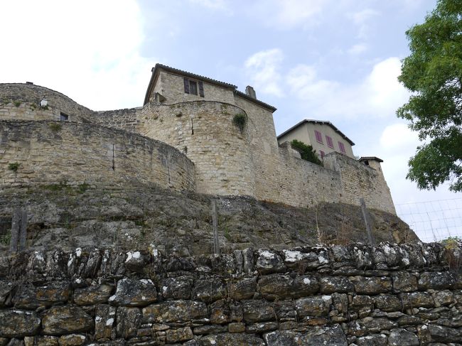 村の周りは城壁で守られています。小高い丘の頂上に村があり、地形を利用していました。