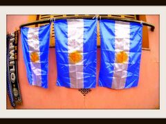 アルゼンチンの旗.....美しい色の国旗だと....私は思います....