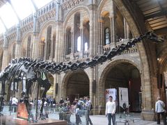 サウス・ケンジントンでおりて、ロンドン自然史博物館へやってきました。
http://www.nhm.ac.uk/

恐竜の展示が人気で、親子連れや遠足の子供たちでいっぱいの博物館でした。

