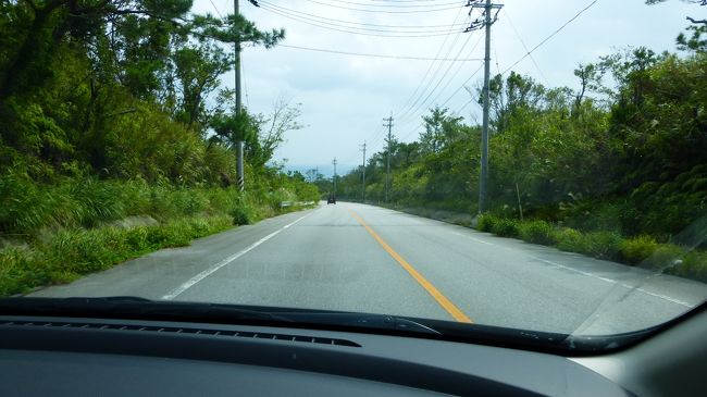 許田から県道７１号線で宜野座に向かっています。