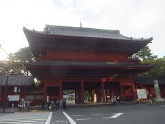 増上寺　三解脱門

箱根駅伝ウォーキング１区を歩いた時、公開されていて登ることができました。
この道を左に折れると