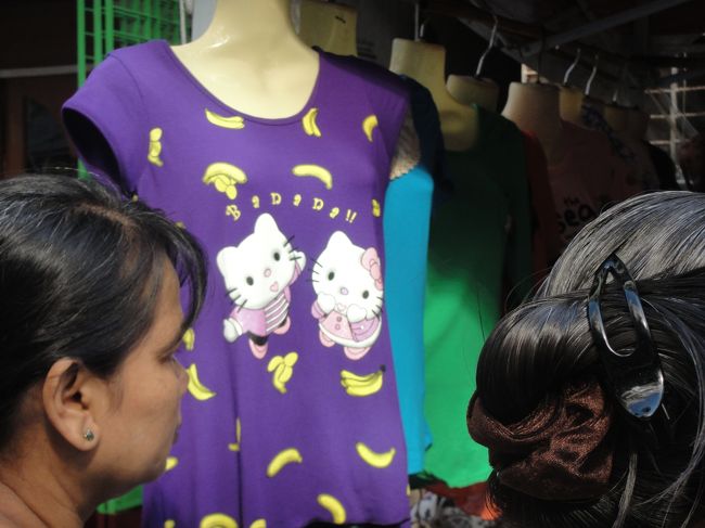 キティーちゃんとバナナのコラボ。