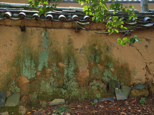 以前と変わらぬ<br /><br />　周囲を巡る　土塀<br /><br />　　気持ちが　ほっと　する、、心地。。