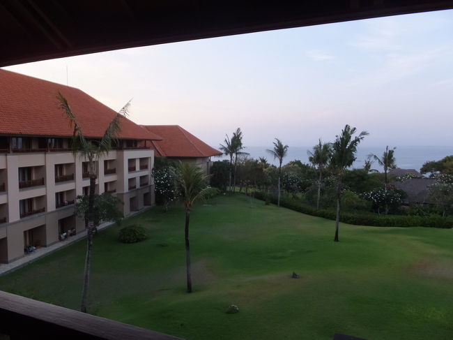 お部屋からの景色です。海も少し見えます。