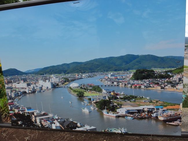 山側、先ほどの石ﾉ森萬画館周辺の震災前の様子。<br />