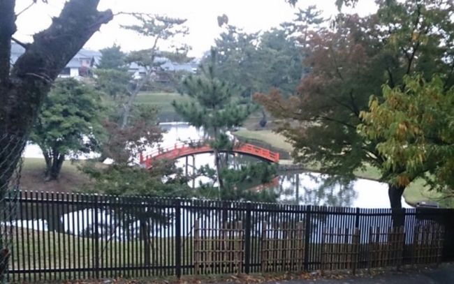 歩いて正倉院展開催中の奈良国立博物館へ。