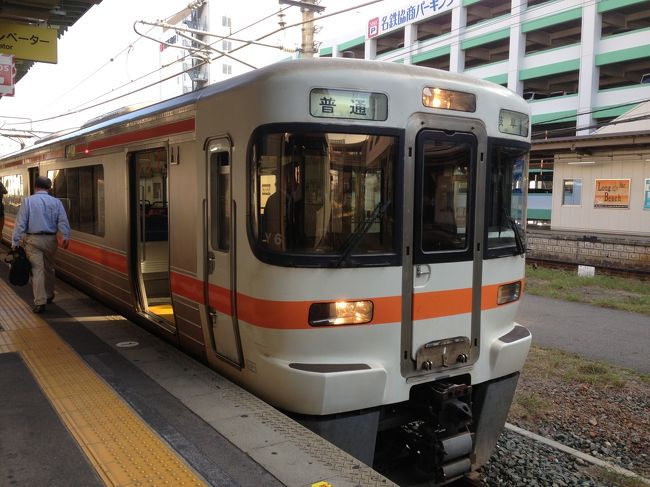 11/08　ローカル線<br /><br />といっても、東海道線だったような。<br />関東で見ている東海道線とは違うなぁ。<br /><br />さて、お仕事、お仕事。<br />