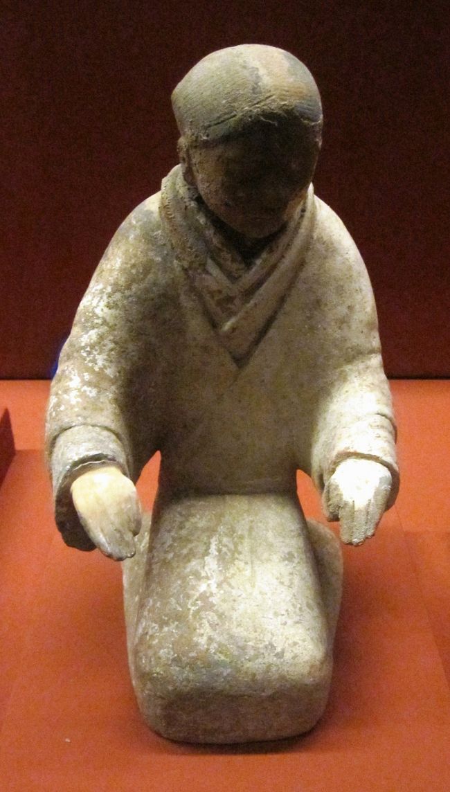 2011暮、中国旅行記21(28:4/4)陝西歴史博物館(4)藍田原人、瓦当、兵馬俑