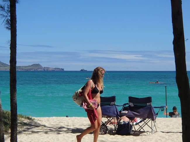 やっぱいいなぁハワイ。<br />金髪お姉さんをパシャっ。